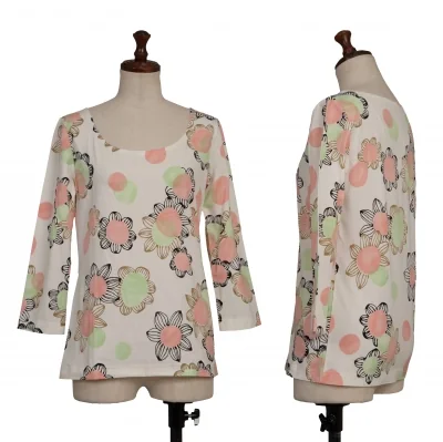 YOSHIE INABA L'EQUIPE Floral Printed T Shirt