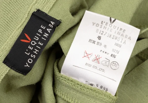 YOSHIE INABA L'EQUIPE Sleeve Embroidery Skipper T Shirt K-139333_018
