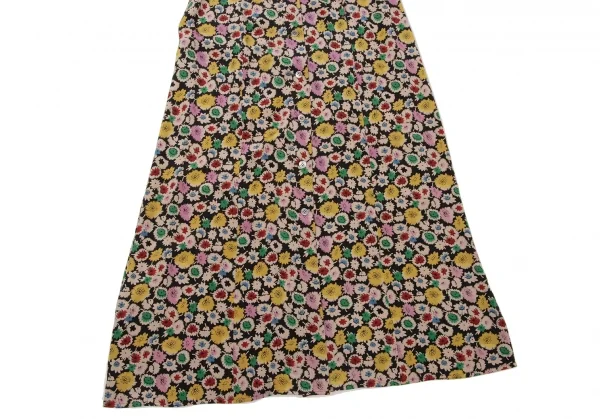 YOSHIE INABA L'EQUIPE Silk Multi Flower Shirt Dress K-139337_008
