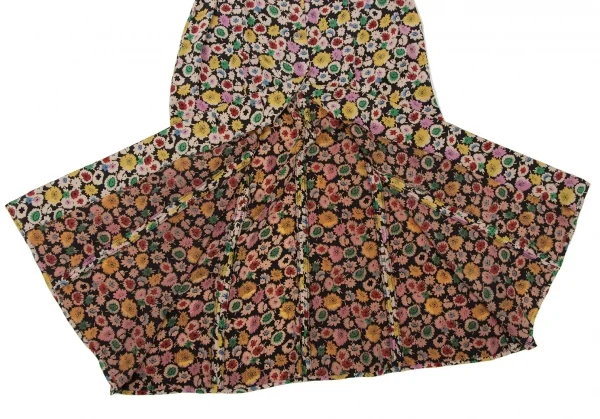 YOSHIE INABA L'EQUIPE Silk Multi Flower Shirt Dress K-139337_009