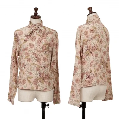 YOSHIE INABA Silk Floral Printed Blouse
