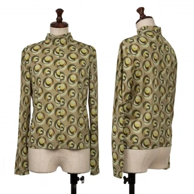 YOSHIE INABA Printed Turtleneck T Shirt