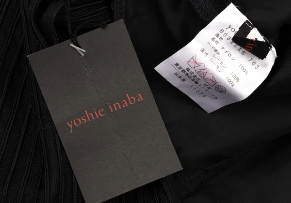 YOSHIE INABA Nylon Cord Design Sleeveless Shirt K-139349_011