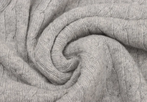 YOSHIE INABA Wool Cable Knit Cardigan K-139355_012