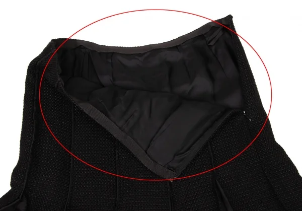 K.T KIYOKO TAKASE Switching Design Wool Pleated Skirt K-139362_005