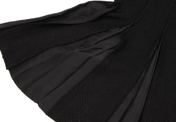 K.T KIYOKO TAKASE Switching Design Wool Pleated Skirt K-139362_009