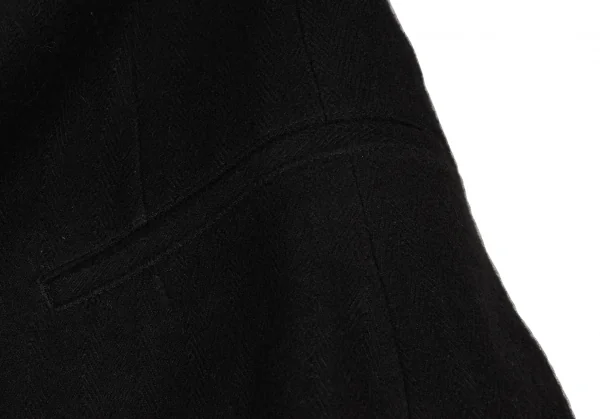 Y's red label Linen Blend Bicolor Lapel Jacket K-139363_010