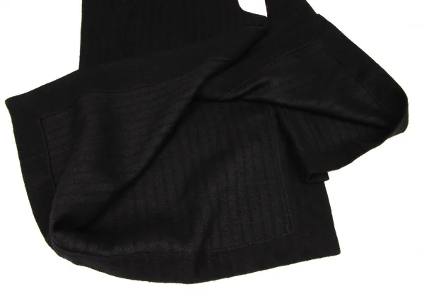 Y's red label Linen Blend Bicolor Folded Skirt K-139364_006