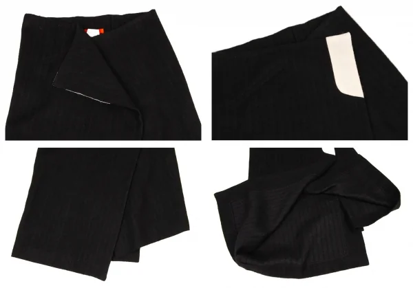 Y's red label Linen Blend Bicolor Design Jacket & Skirt K-139365_015