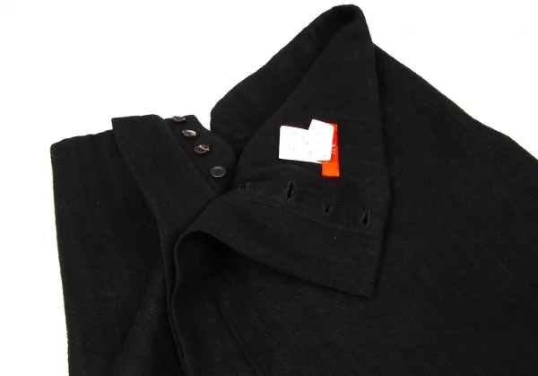 Y's red label Linen Blend Bicolor Design Jacket & Skirt K-139365_018