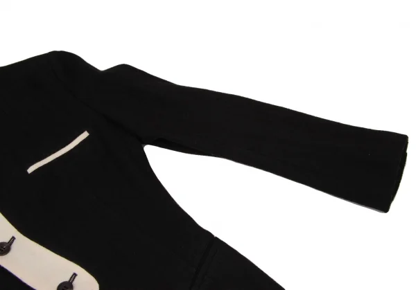 Y's red label Linen Blend Bicolor Design Jacket & Skirt K-139365_006