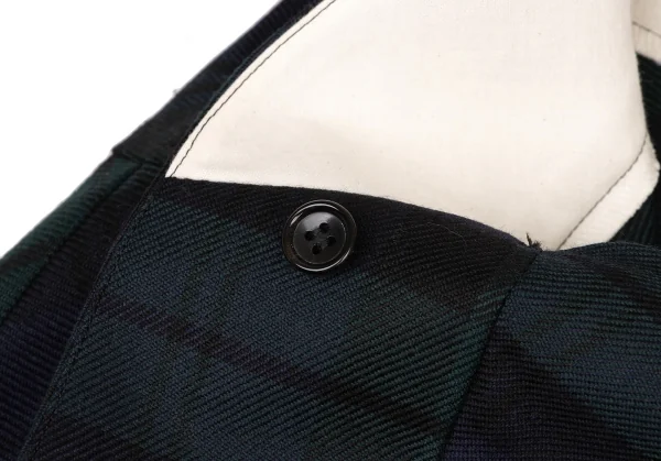 tricot COMME des GARCONS Tartan Check Switching Belted Skirt K-139370_009