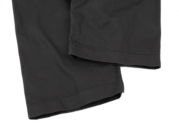 コムデギャルソンCOMME des GARCONS コットントロンプルイユポケットステッチサルエルパンツ 黒S K-139374_009