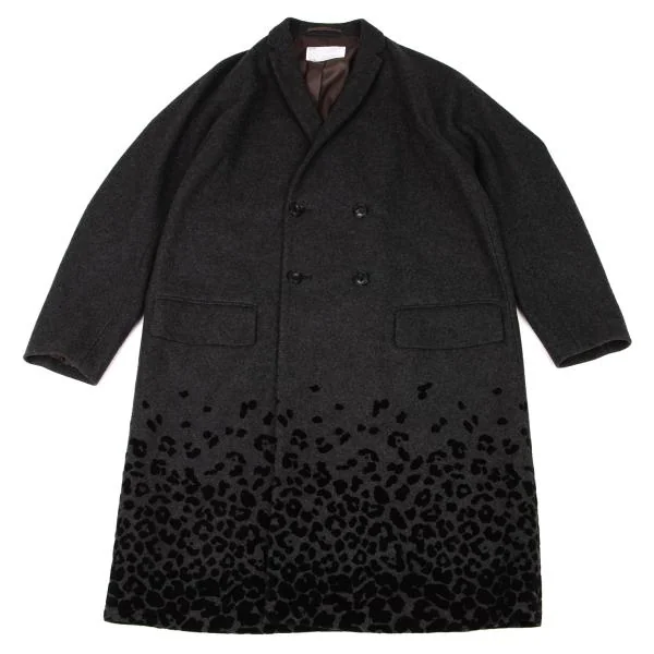 kolor Flocked Print Double Coat K-139378_002