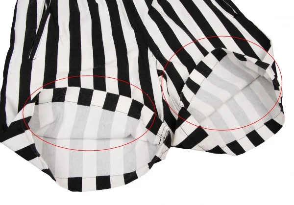 COMME des GARCONS HOMME PLUS Striped Shorts K-139386_010
