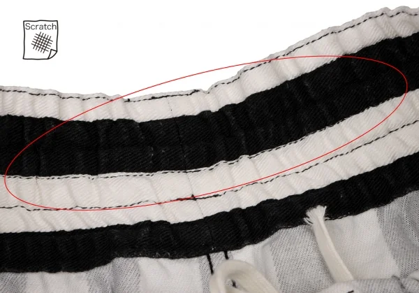 COMME des GARCONS HOMME PLUS Striped Shorts K-139386_005
