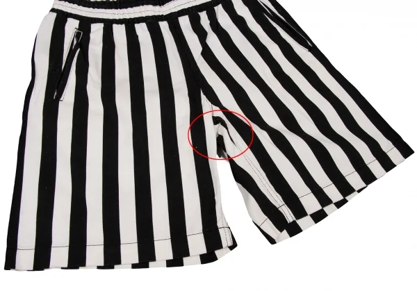COMME des GARCONS HOMME PLUS Striped Shorts K-139386_006