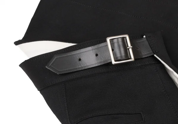 BLACK COMME des GARCONS Poly Pleated Wrap Skirt Shorts K-139394_004