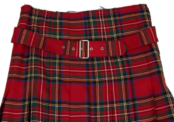 BLACK COMME des GARCONS タータンチェックプリーツスカート ブラックコムデギャルソンBLACK COMME des GARCONSタータン