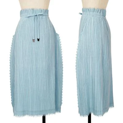 ISSEY MIYAKE Pleated Cutting Design Skirt