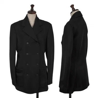 ISSEY MIYAKE Poly Stretch Snap Button Double Jacket