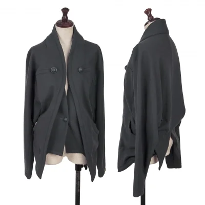 ISSEY MIYAKE Layered Design Dolman Sleeve Jacket