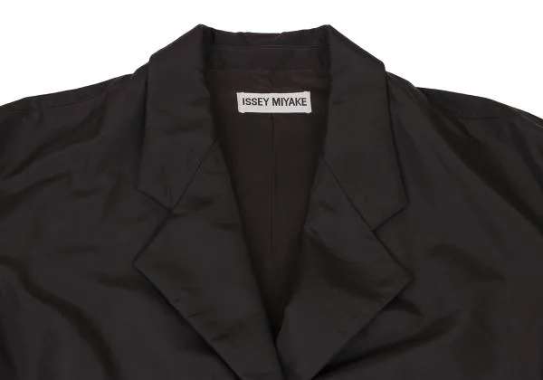 ISSEY MIYAKE Nylon Wool Long Coat K-139410_005