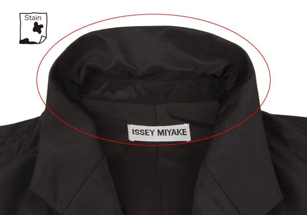 ISSEY MIYAKE Nylon Wool Long Coat K-139410_006