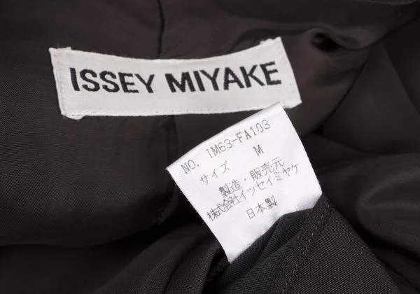 ISSEY MIYAKE Nylon Wool Long Coat K-139410_016