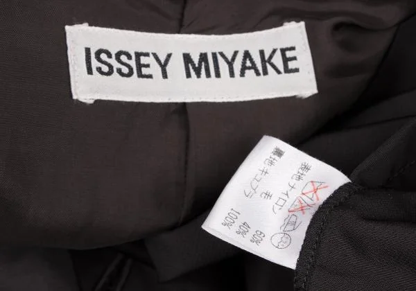 ISSEY MIYAKE Nylon Wool Long Coat K-139410_017