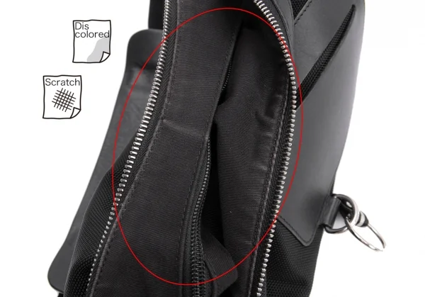 BALLY Leather Switching Shoulder Bag K-139415_014