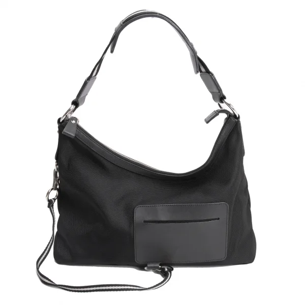 BALLY Leather Switching Shoulder Bag K-139415_002