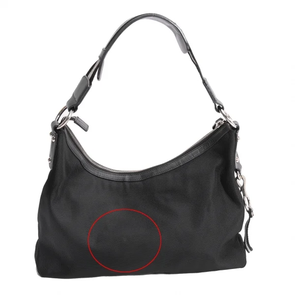 BALLY Leather Switching Shoulder Bag K-139415_006