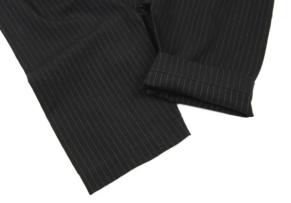 BLACK COMME des GARCONS Pinstripe Dropped Crotch Pants K-139416_008