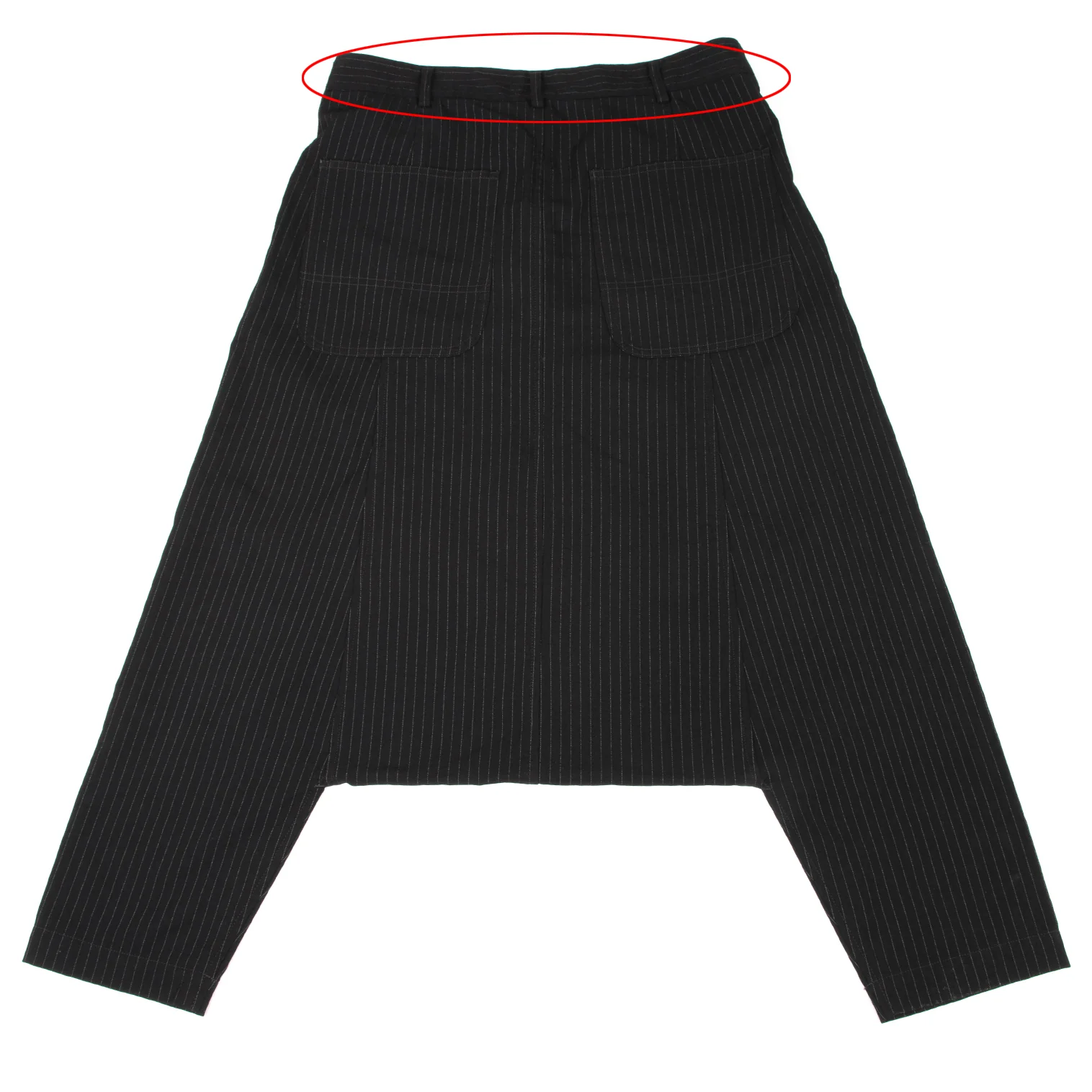 A16136 美品 コムデギャルソンコムデギャルソン　サルエルパンツ紺xs ブラックコムデギャルソンBLACK COMME des GARCONS ポリ製品染め