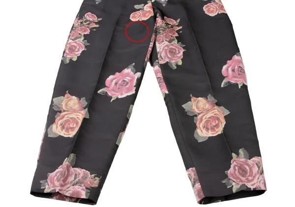 COMME des GARCONS HOMME PLUS Floral Jacquard Cropped Pants K-139421_006