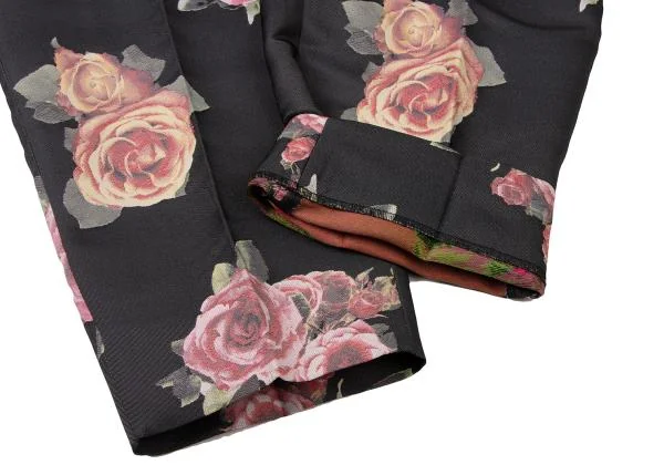 COMME des GARCONS HOMME PLUS Floral Jacquard Cropped Pants K-139421_008