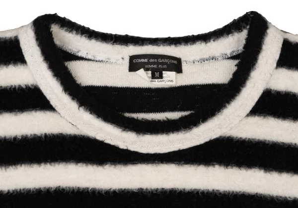 COMME des GARCONS HOMME PLUS Striped Pile T shirt K-139426_003