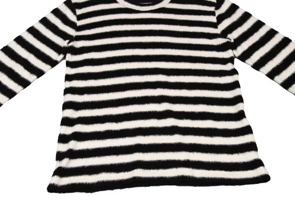 COMME des GARCONS HOMME PLUS Striped Pile T shirt K-139426_007