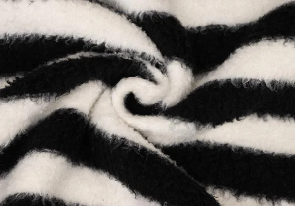 COMME des GARCONS HOMME PLUS Striped Pile T shirt K-139426_010