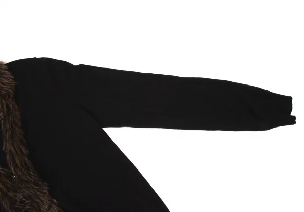 COMME des GARCONS HOMME PLUS Fur Design Zip Knit Cardigan K-139431_006