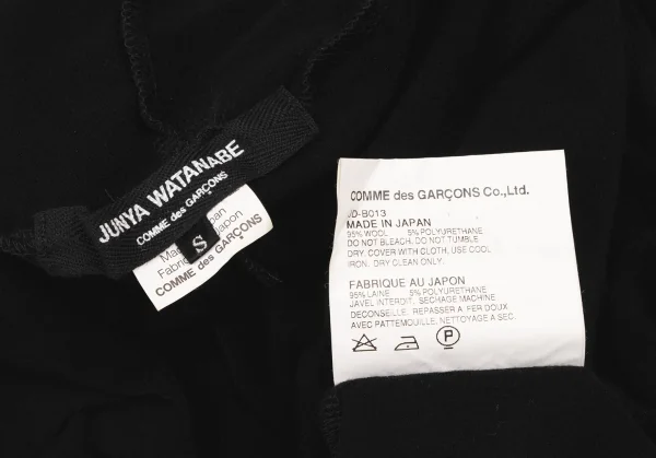 JUNYA WATANABE COMME des GARCONS Wool Drape Neck T-shirt K-139435_013