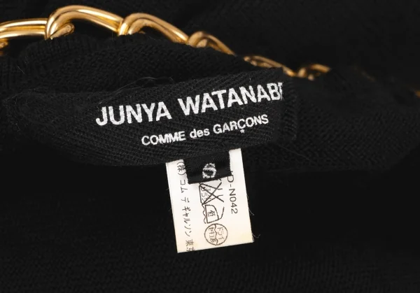 JUNYA WATANABE COMME des GARCONS Chain Design Knit Tops K-139436_016