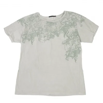 MARITHE + FRANCOIS GIRBAUD Dyed Flocky Printed T-shirt