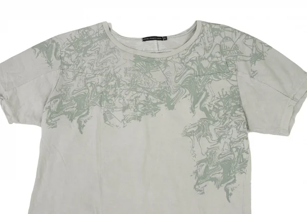 MARITHE + FRANCOIS GIRBAUD Dyed Flocky Printed T-shirt K-139448_002