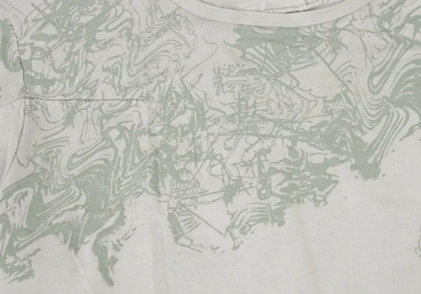MARITHE + FRANCOIS GIRBAUD Dyed Flocky Printed T-shirt K-139448_005