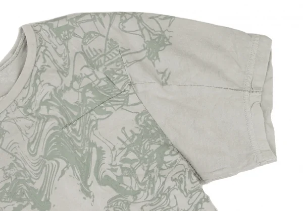 MARITHE + FRANCOIS GIRBAUD Dyed Flocky Printed T-shirt K-139448_006
