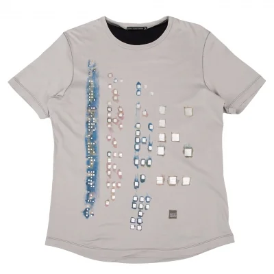 MARITHE + FRANCOIS GIRBAUD Cotton Block Printed T-shirt