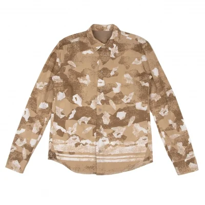 MARITHE + FRANCOIS GIRBAUD Cotton Linen Printed Shirt