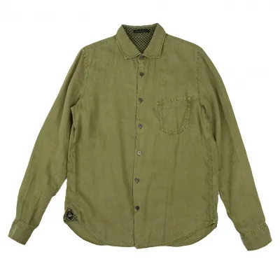 MARITHE + FRANCOIS GIRBAUD Dyed Linen Shirt